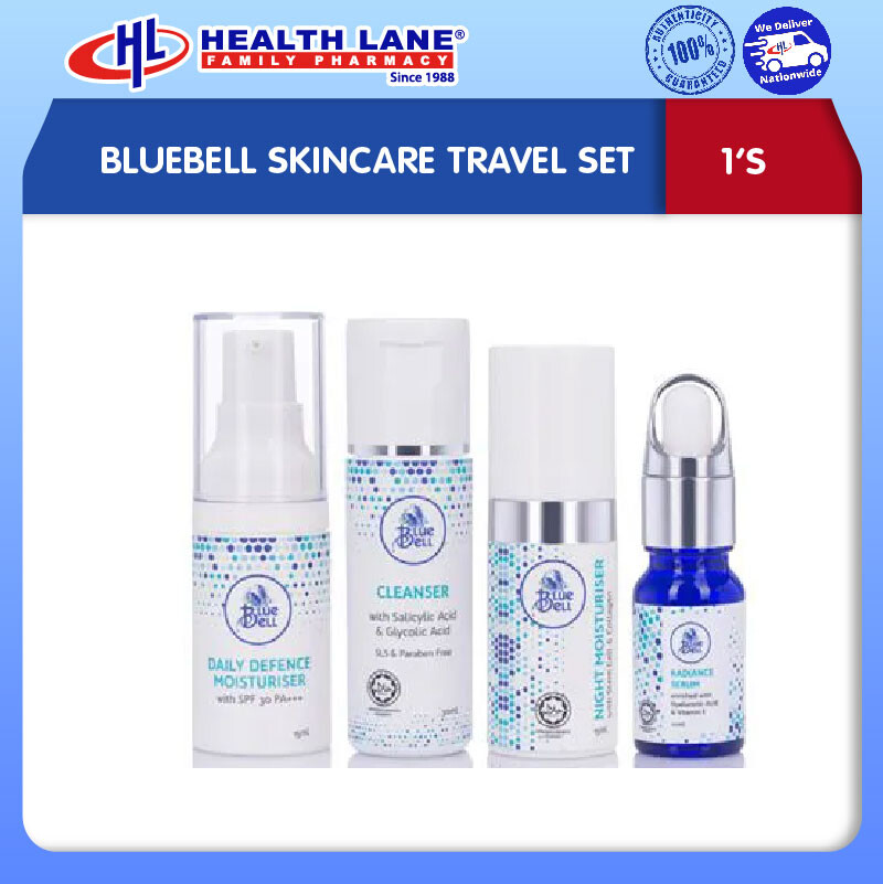 BLUEBELL SKINCARE TRAVEL SET